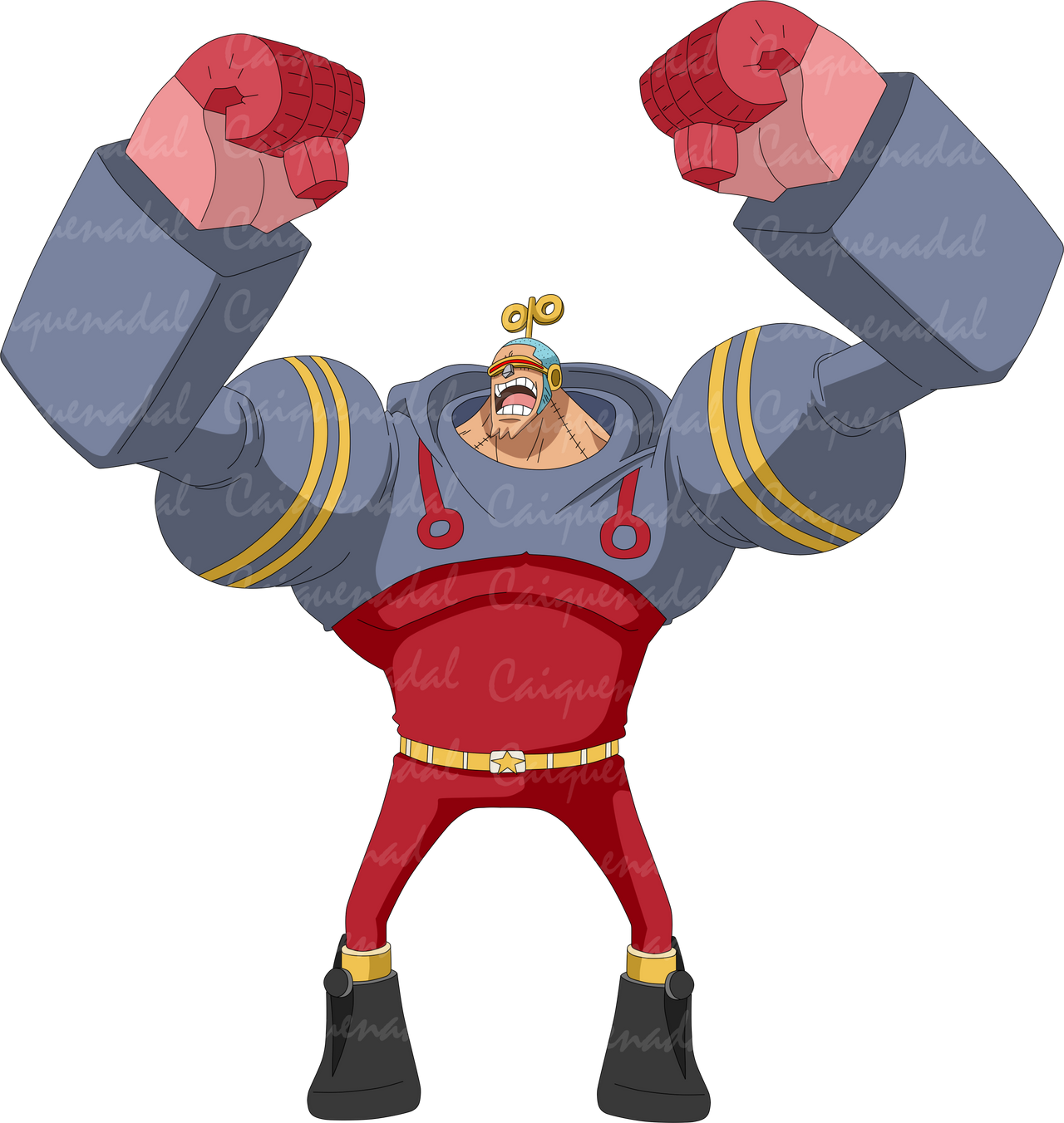 Franky - Egghead - One Piece by caiquenadal on DeviantArt