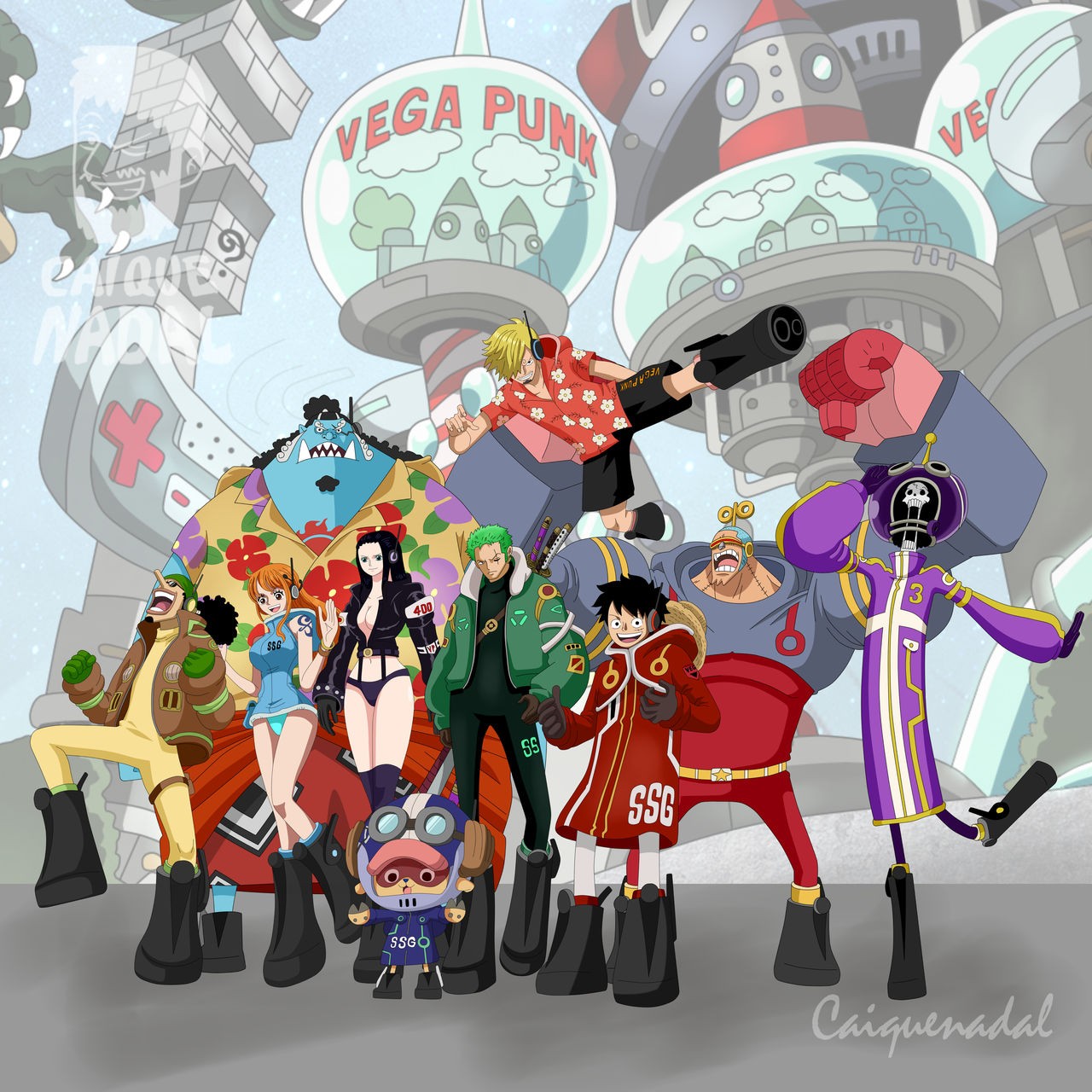 Mugiwaras Egghead One Piece By Caiquenadal On DeviantArt mugiwaras-egghead-one-piece-by-caiquenadal-on-deviantart