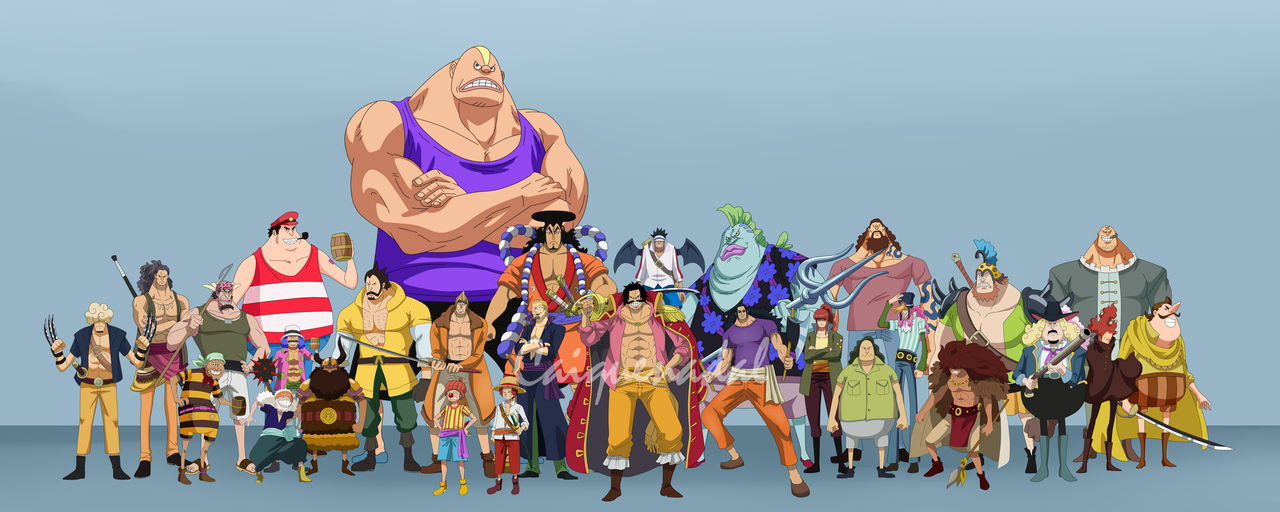 Gol D. Roger's crew by caiquenadal on DeviantArt