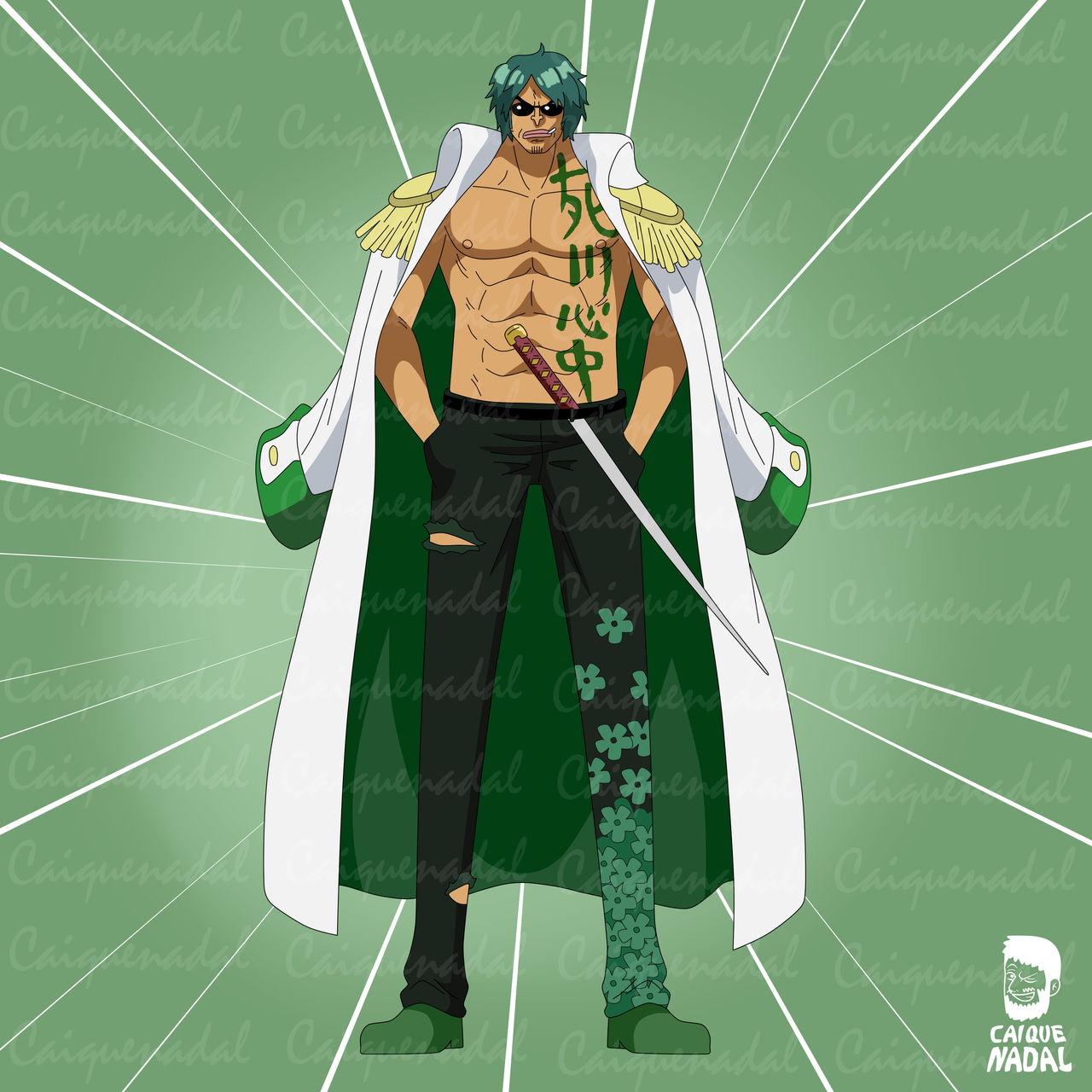 Aramaki - Ryokugyu - One Piece by caiquenadal on DeviantArt