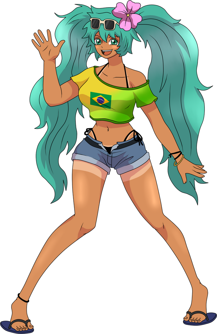 HATSUNE MIKU Brasileira by caiquenadal on DeviantArt