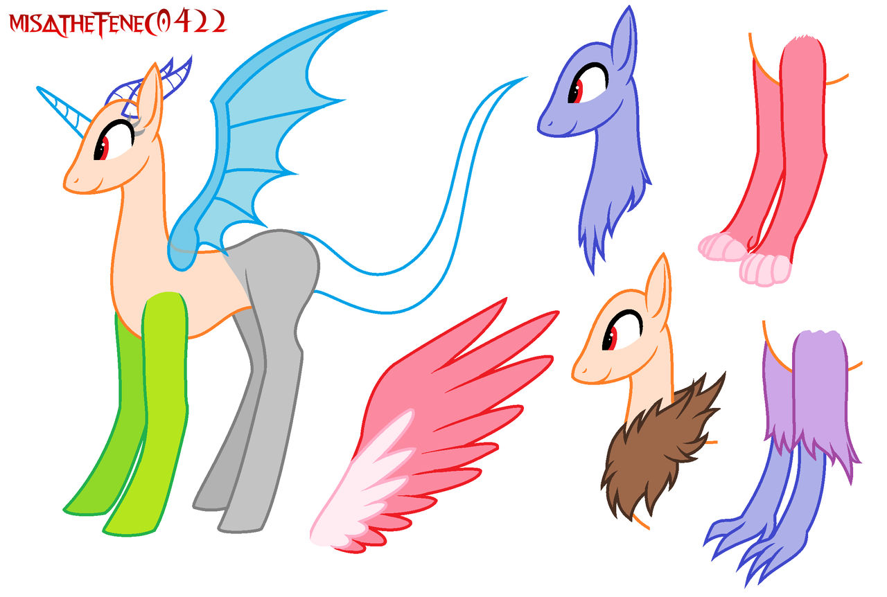 MLP: draconequus Pony Base by TheUmbraMistress on DeviantArt