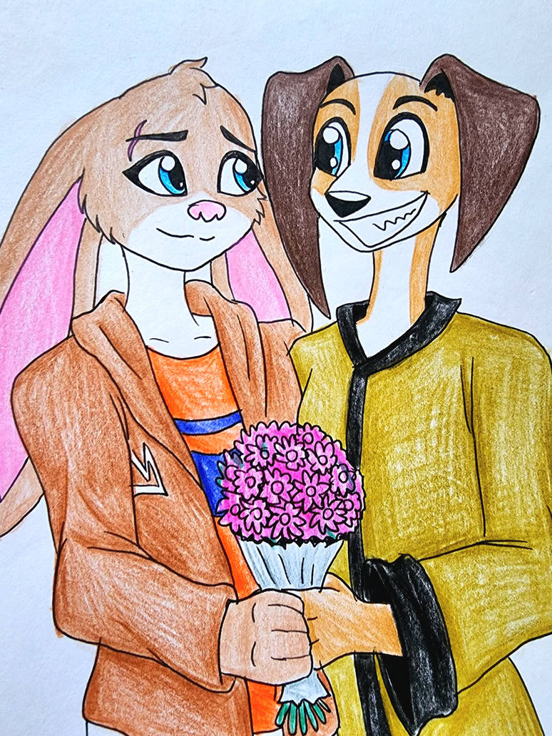 Chickenhare Drawing Chickenhare x Hank (Art Trade) by TheUmbraMistress on DeviantArt