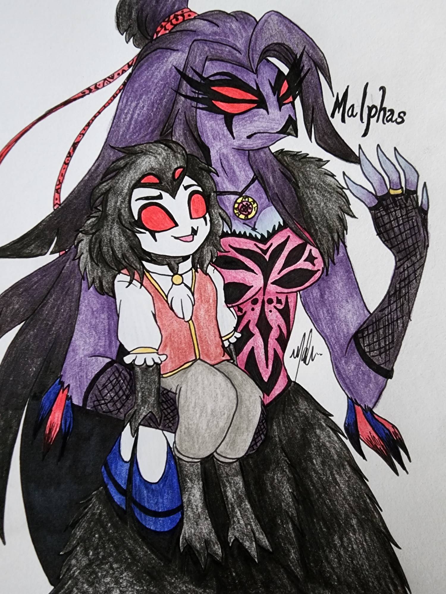 Helluva Boss: Malphas by TheUmbraMistress on DeviantArt