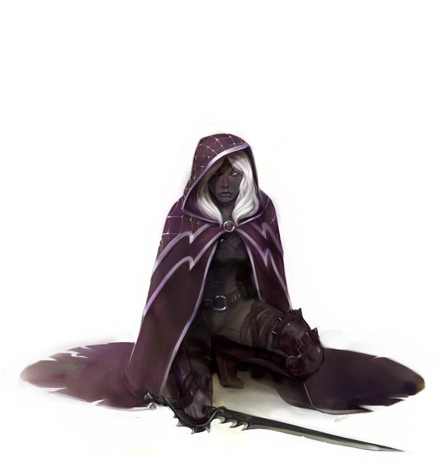 drow by wood-illustration on DeviantArt