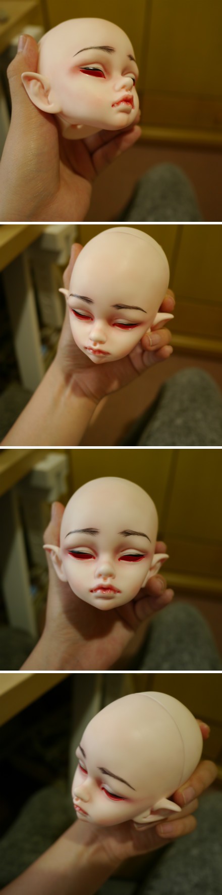 1st BJD makeup