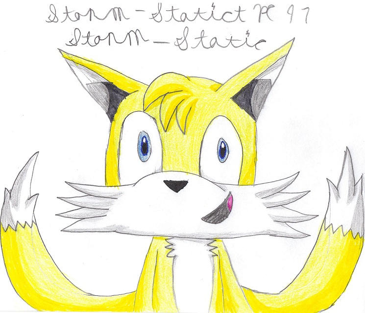Tails drawing by StormerStatic on DeviantArt