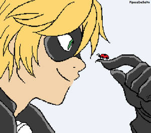 Chat Noir - Pixel Art