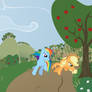 Race Through the Apple Orchard