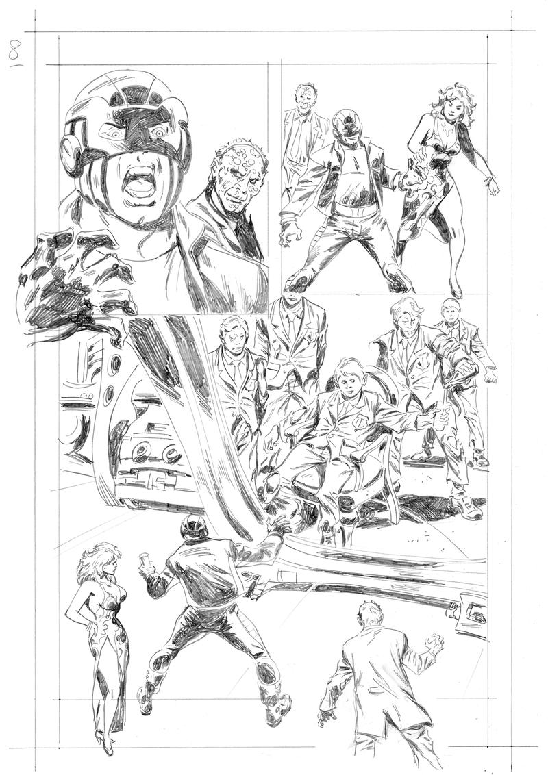 THE COWL pencils 8