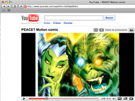 PEACE-motion comic at YouTube