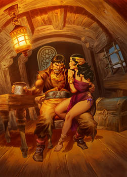 PIRATE AND WENCH-color