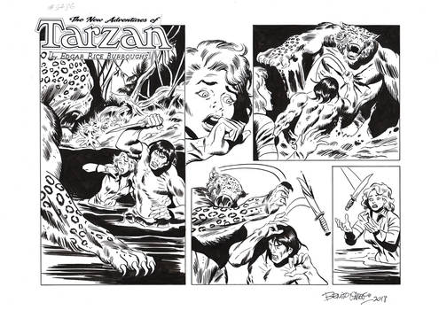 TARZAN#3786 ORIGINAL ART