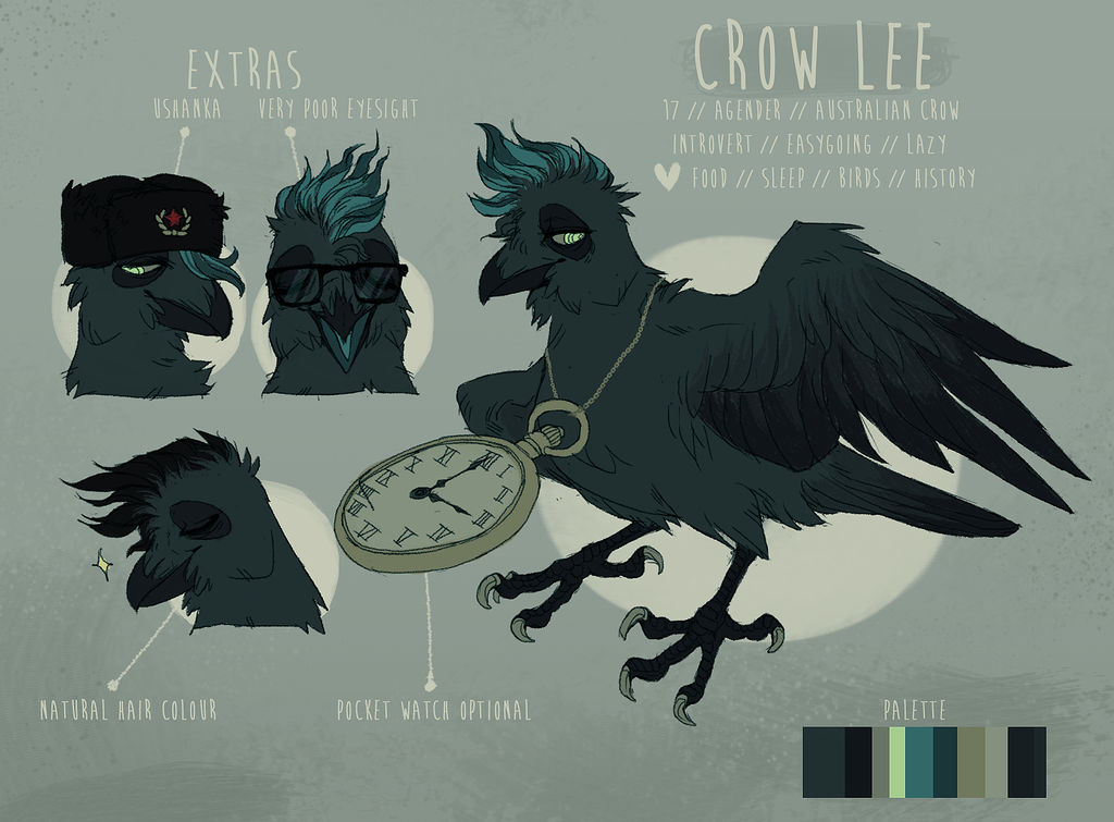 Crow Rfth crow ref by crowvenchi on DeviantArt
