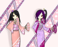 Kimono sisters