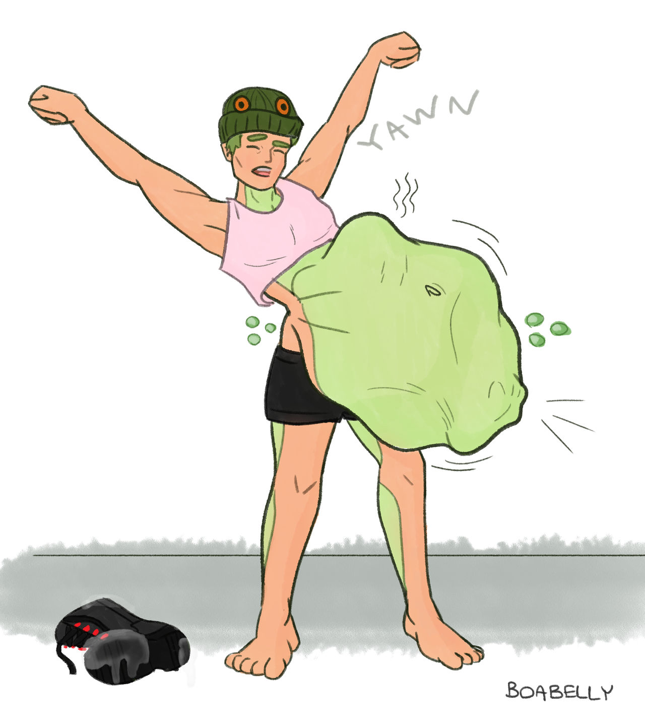 Frog Boy Vore by boabelly on DeviantArt
