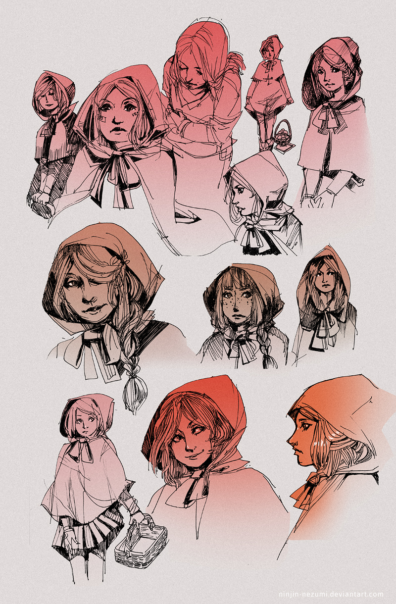 Little Red sketch dump