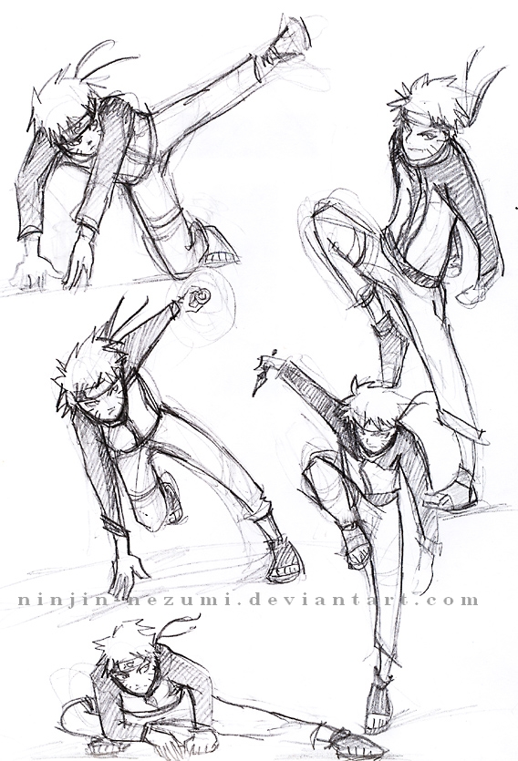 Battle/action poses by Antarija on DeviantArt