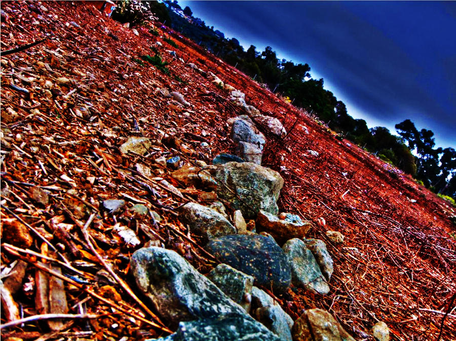 Field With Two Rocks Field Rocks by voodooloubowtique on DeviantArt