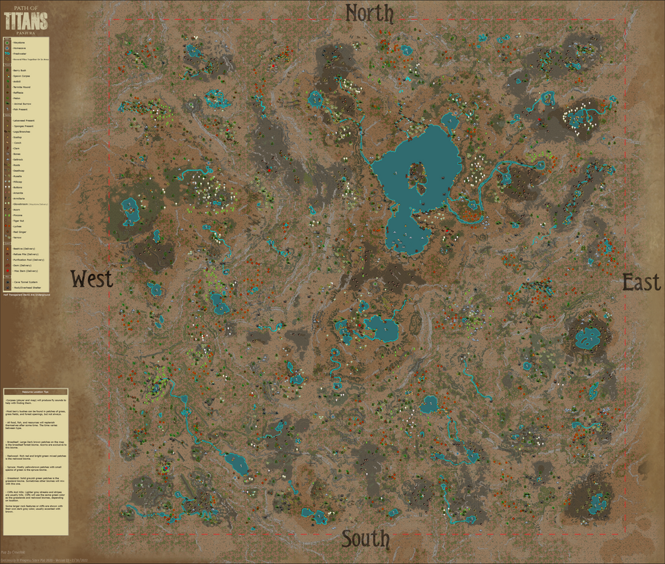 Path Of Titans Map - Panjura All Quests and Food by Monues on DeviantArt