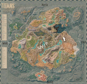 Path Of Titans Map - Gondwa WIP