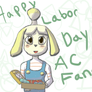 Isabelle wishes you a Happy Labor Day!