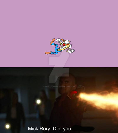 Mick Rory burns Pizzahead by blueycute605 on DeviantArt