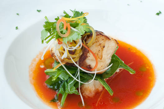 Cod Fish in tomato soup