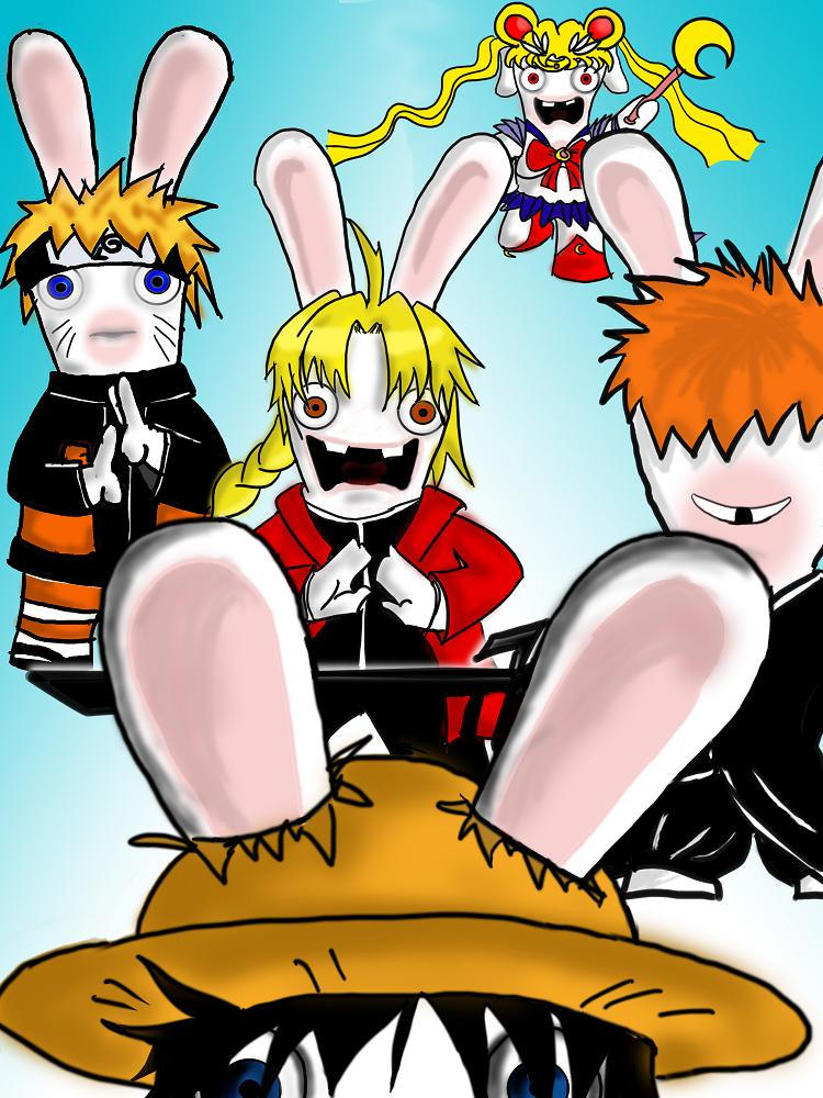 Bbq Rabbit Anime Anime Rabbids by otakuotaku on DeviantArt
