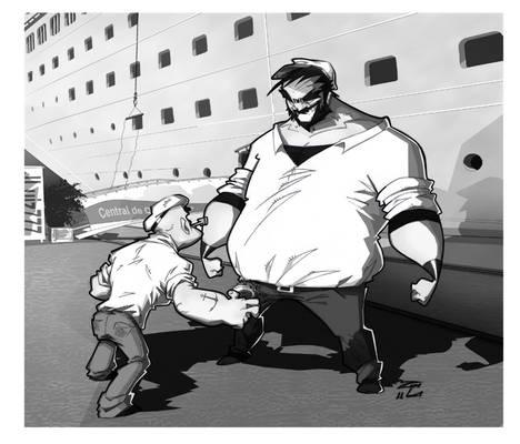 Popeye vs Brutus