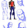 Kaldur'ahm/ Aqualad of Young Justice sketches 1