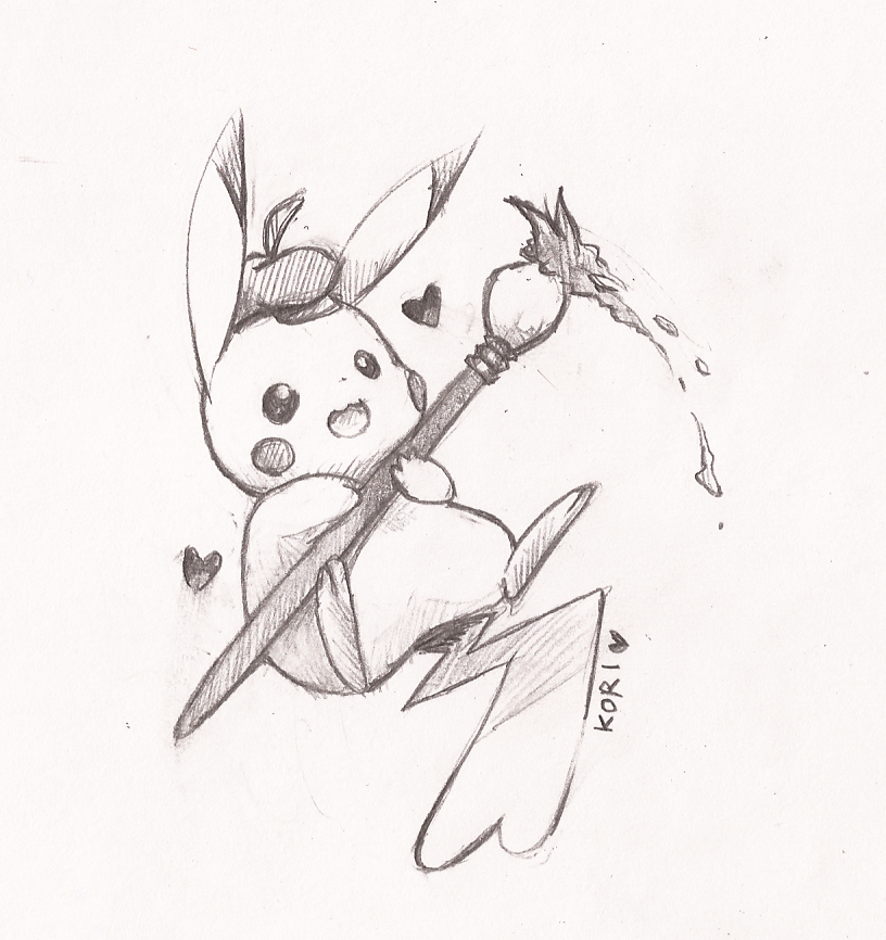 painter pikachu again