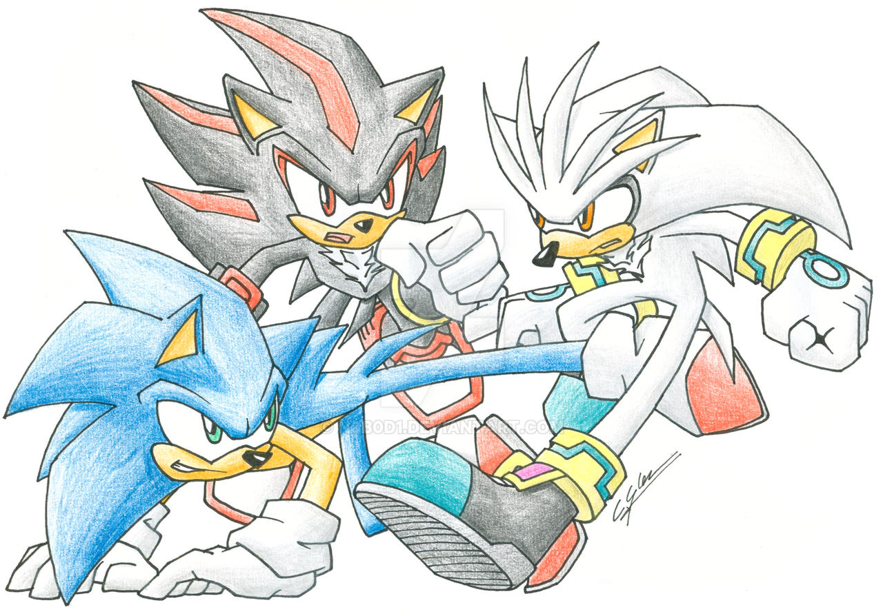 Sonic vs Shadow vs Silver