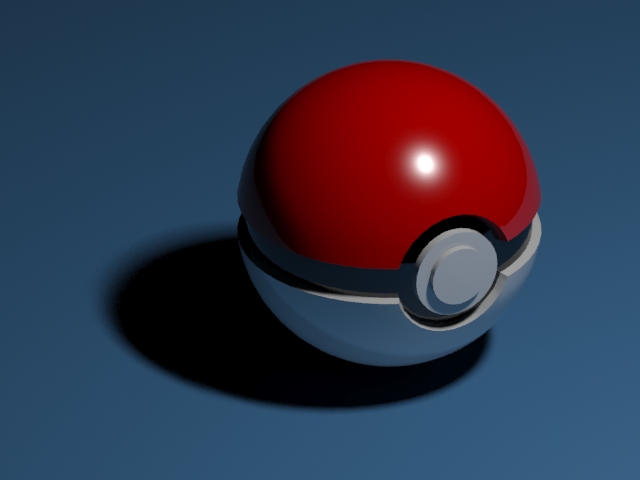 A Pokeball...in 3D :)