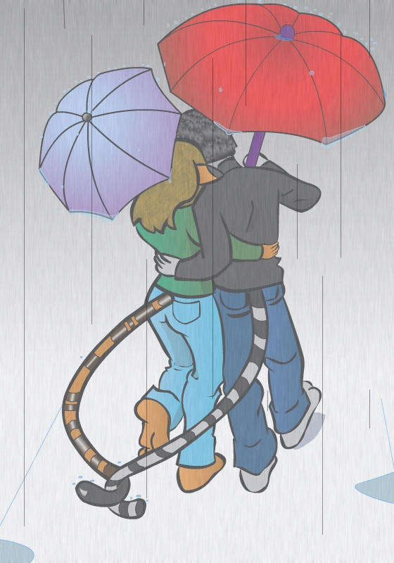 cats in the rain by Misinformedninja on DeviantArt