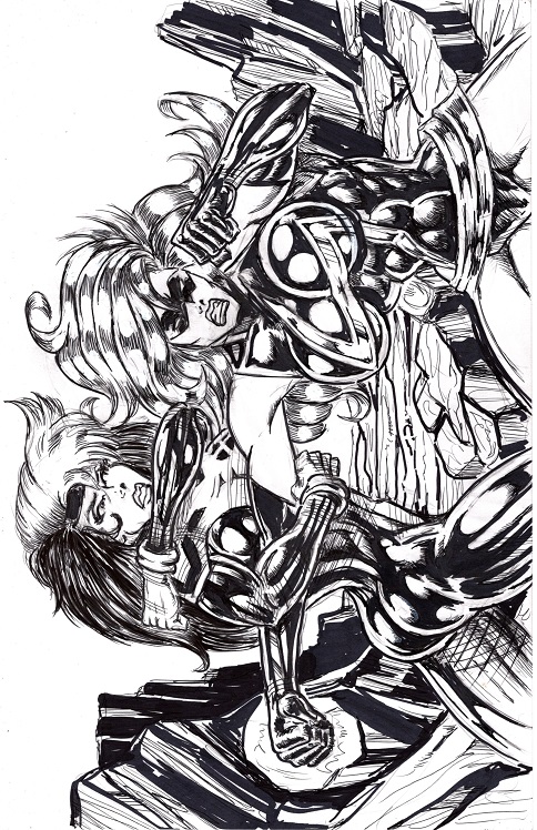 Rogue vs. Ms.Marvel 17260371 by blackphantomx7 on DeviantArt