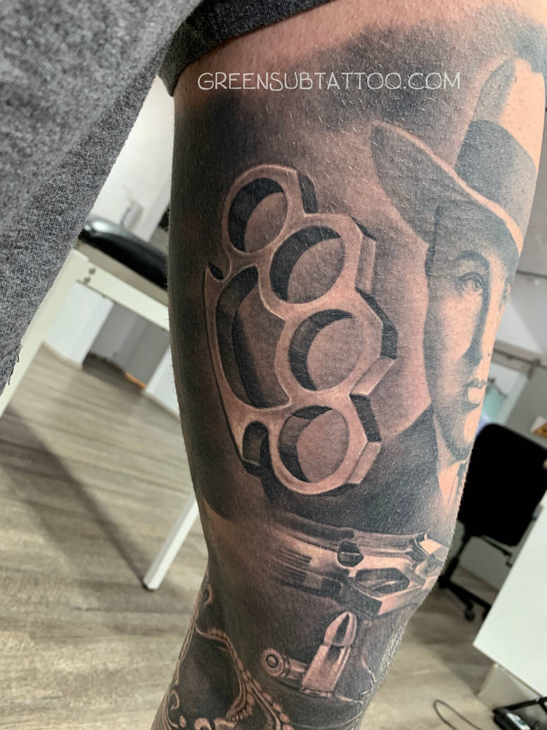 knuckle duster tattoo by DorianBakalov on DeviantArt
