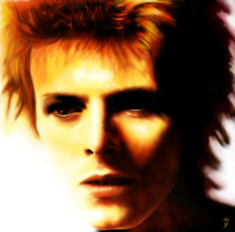 David Bowie Digital Painting