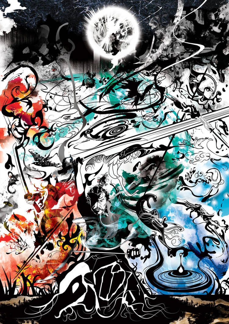 Enter the Five Ring of Niten Ichi ryu by jvgce on DeviantArt