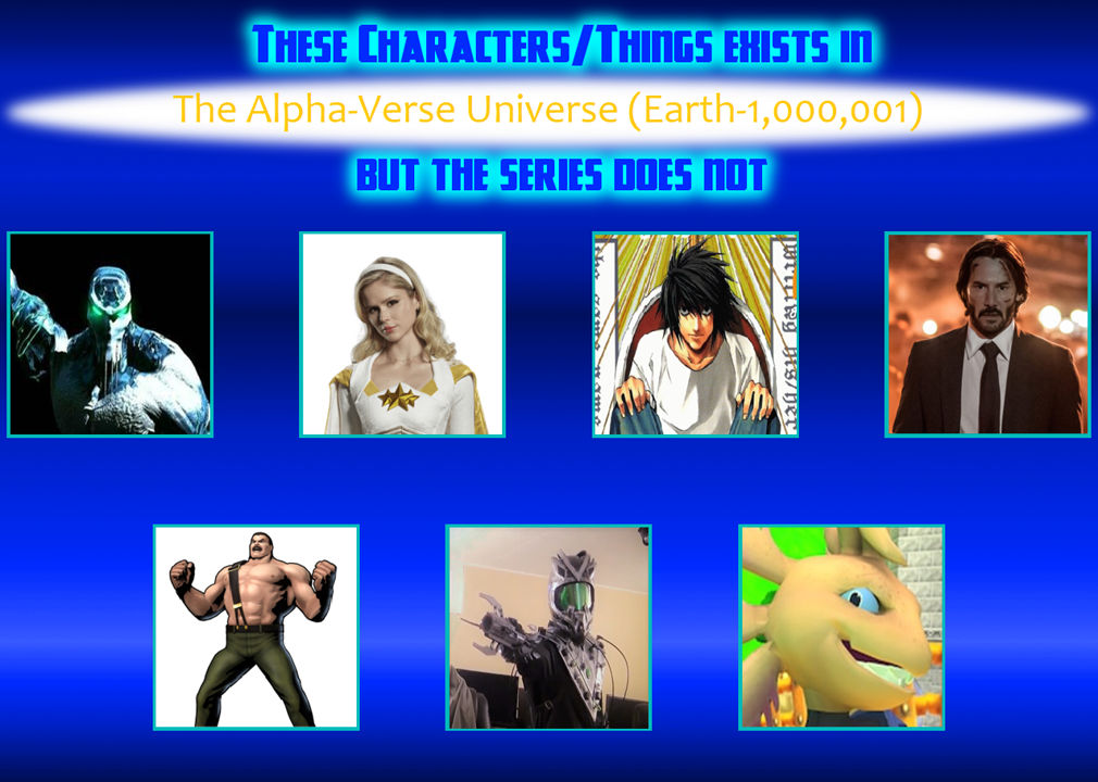 Alpha-Verse: Characters Exists, Series Isn't by Billy1999 on DeviantArt