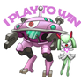 D.va, kirlia and Magnezone mech