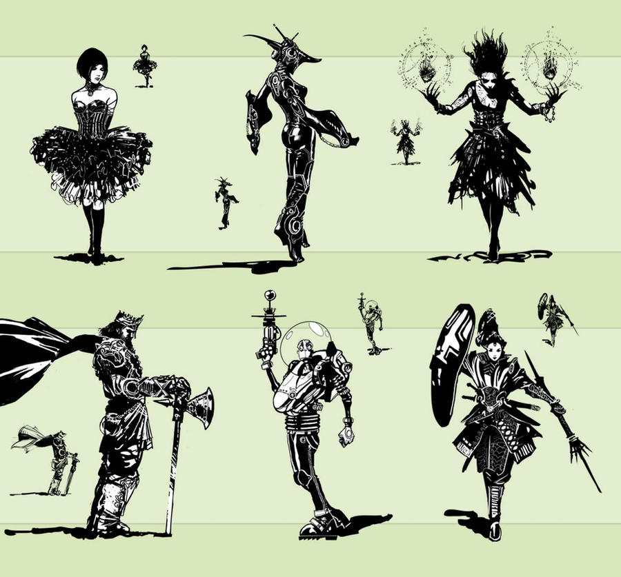 Character Concepts Refined by ClintCearley