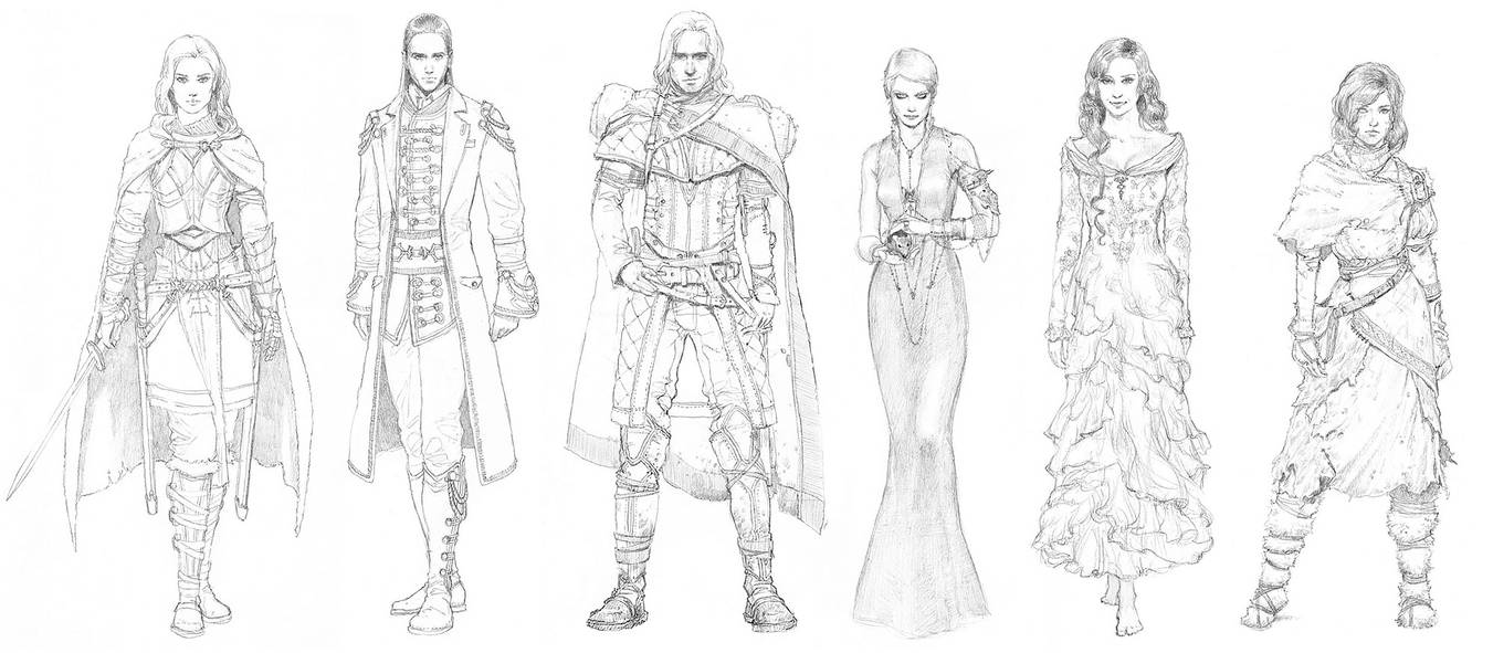 Character Designs by ClintCearley on DeviantArt