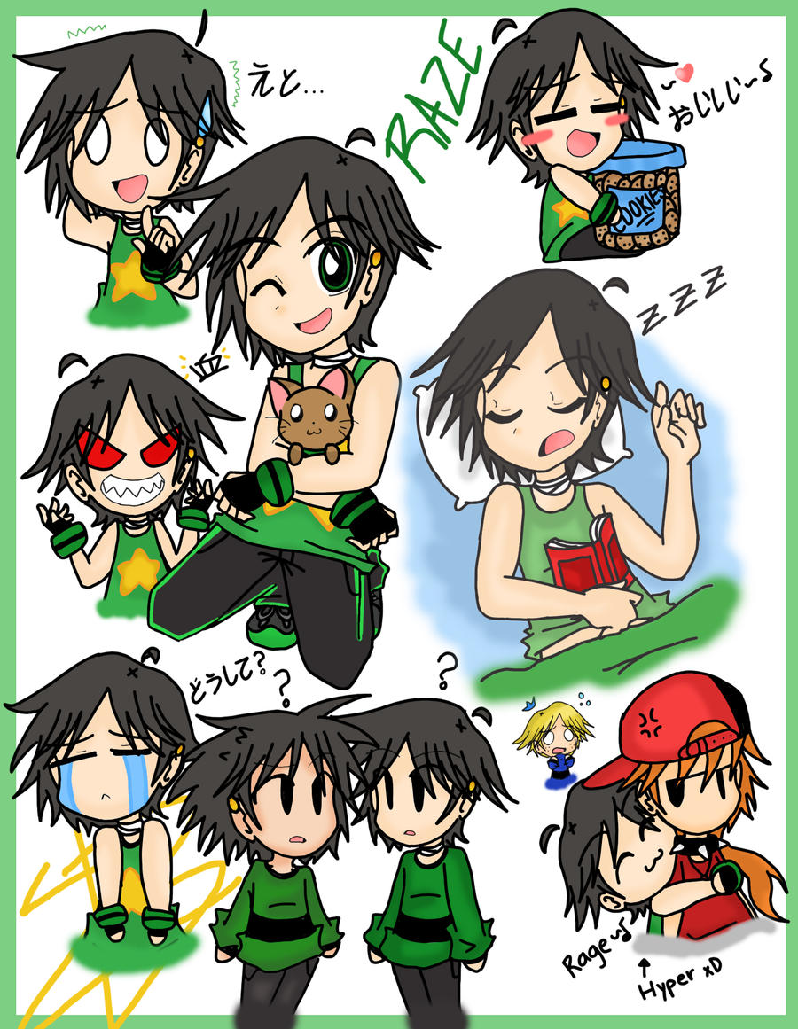 Raze Doodles by zafireblue on DeviantArt