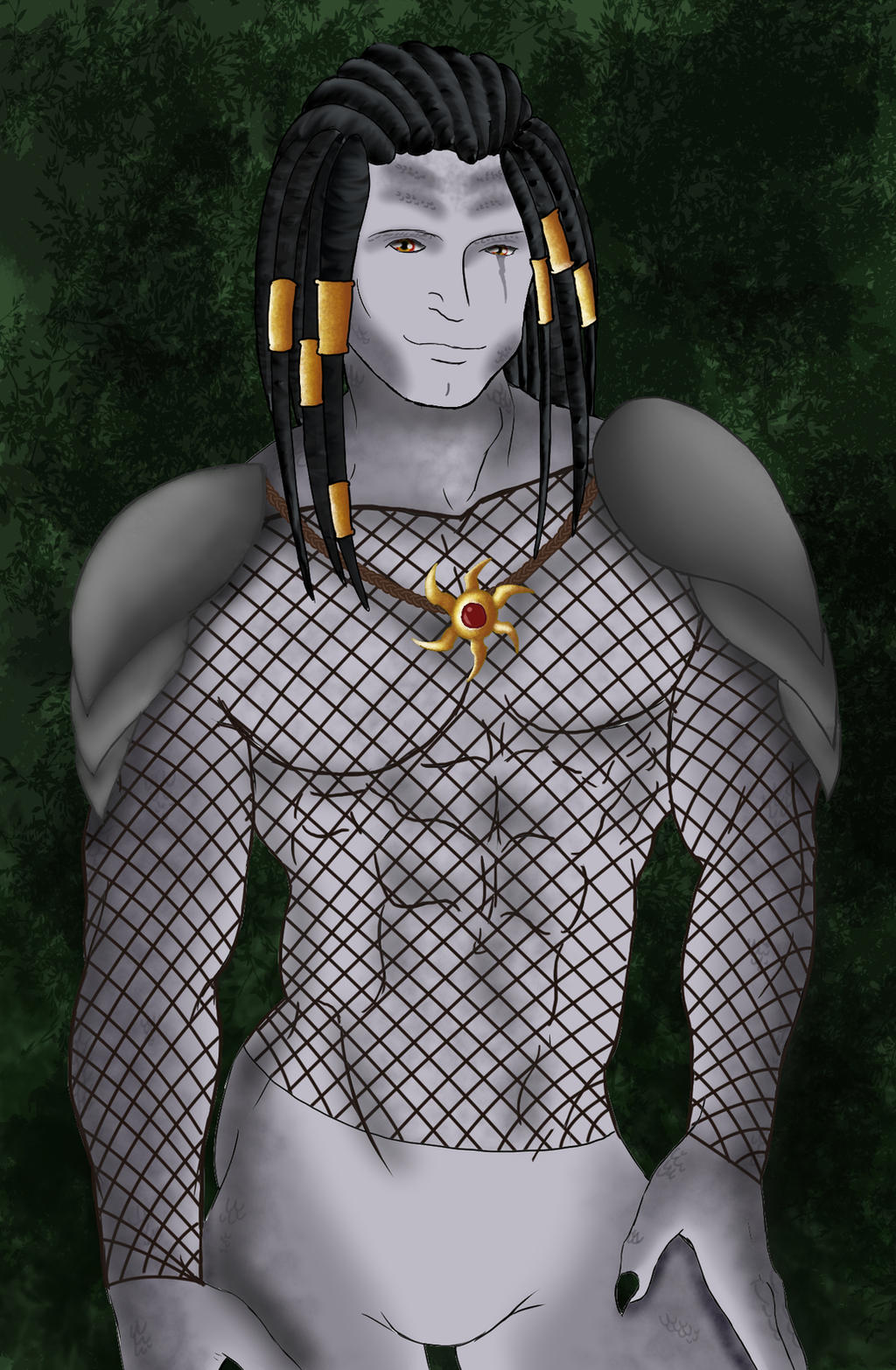 Predator Human Predator/Human hybrid WIP by MininaMoth on DeviantArt