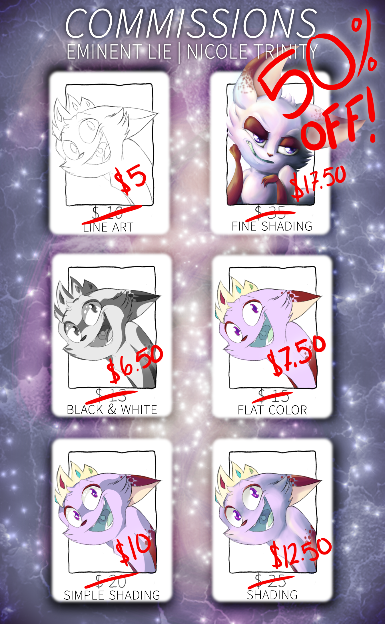 [CLOSED] Commissions v.2 DECEMBER DISCOUNTS!