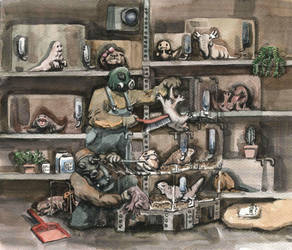 Jehuty The Caretakers In The Pet Shop By Fradga Jehuty The Caretakers In The Pet Shop By Fradga