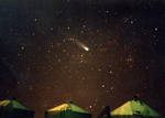 Comet Hyakutake Recedes by Nightwalker50