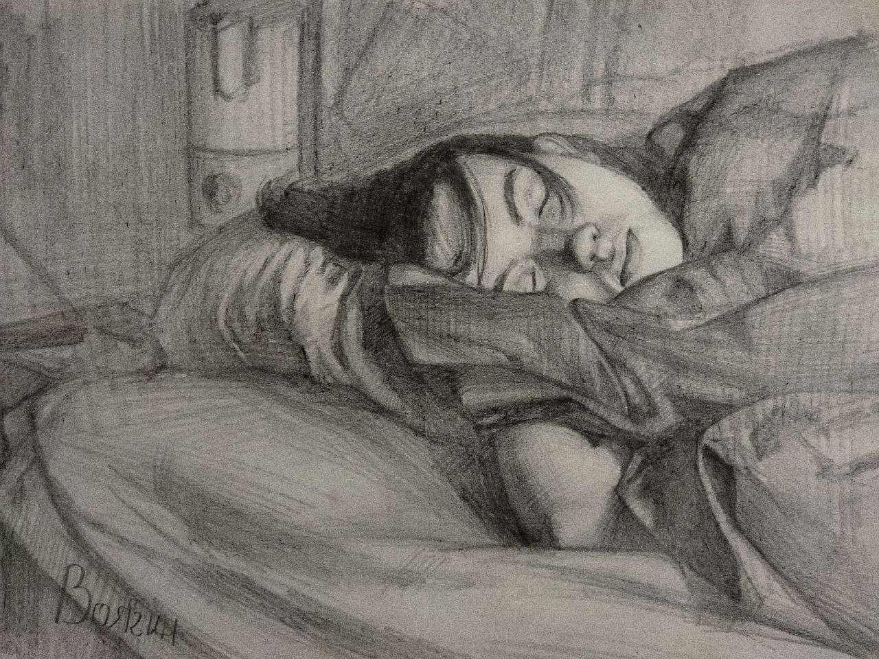 Sketch sleep by Cradenceti on DeviantArt