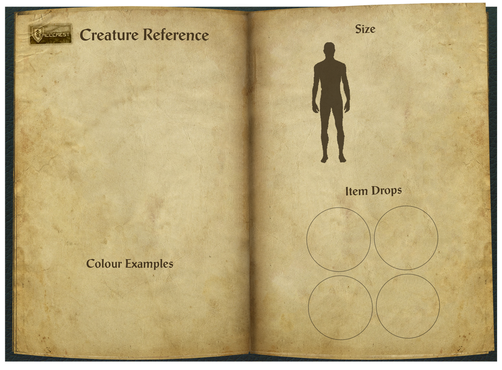 Fallcrest Bestiary Sheet by Nanotide on DeviantArt